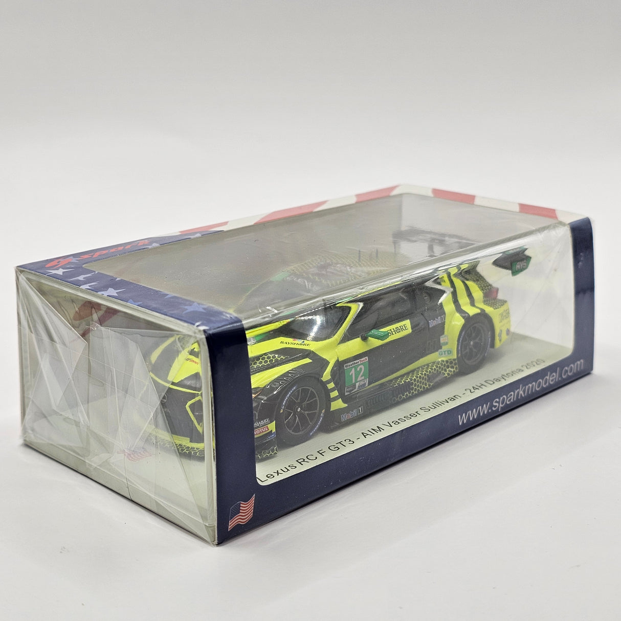 Spark Lexus RC F GT3 #12 AIM Vasser Sullivan 24Hrs Daytona 2020 1/43 Scale US131