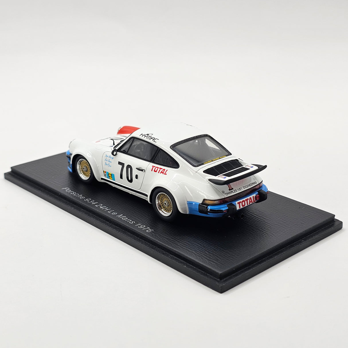Spark Porsche 934 #70 "Beurlys" 24Hrs Le Mans 1976 1/43 Scale S9822
