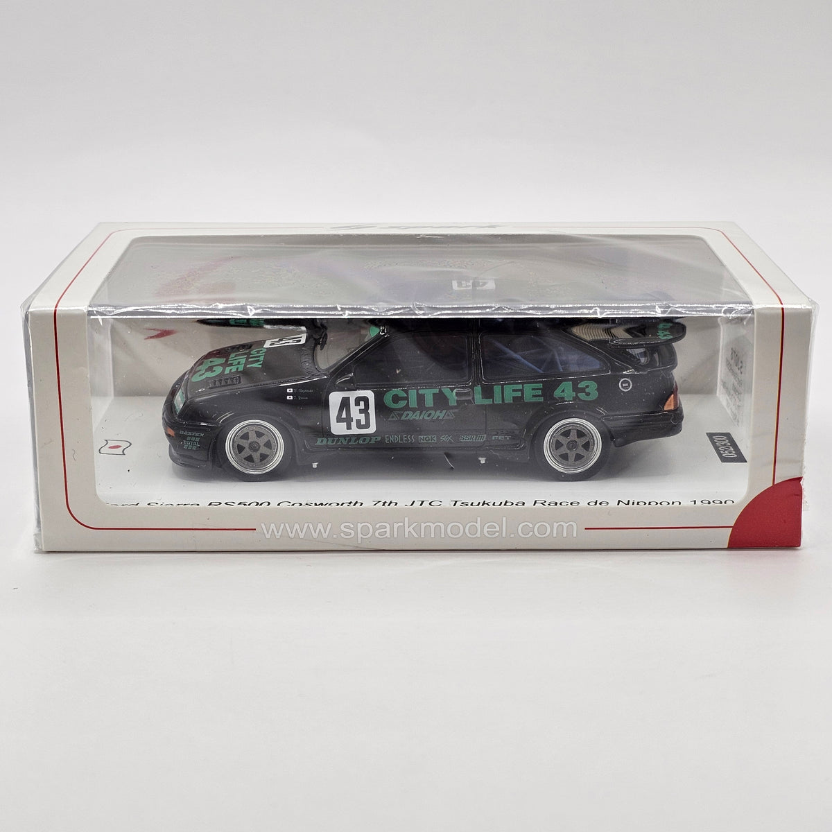 Spark Ford Sierra RS500 Cosworth #43 City Life 43 JTC 1990 1/43 Scale