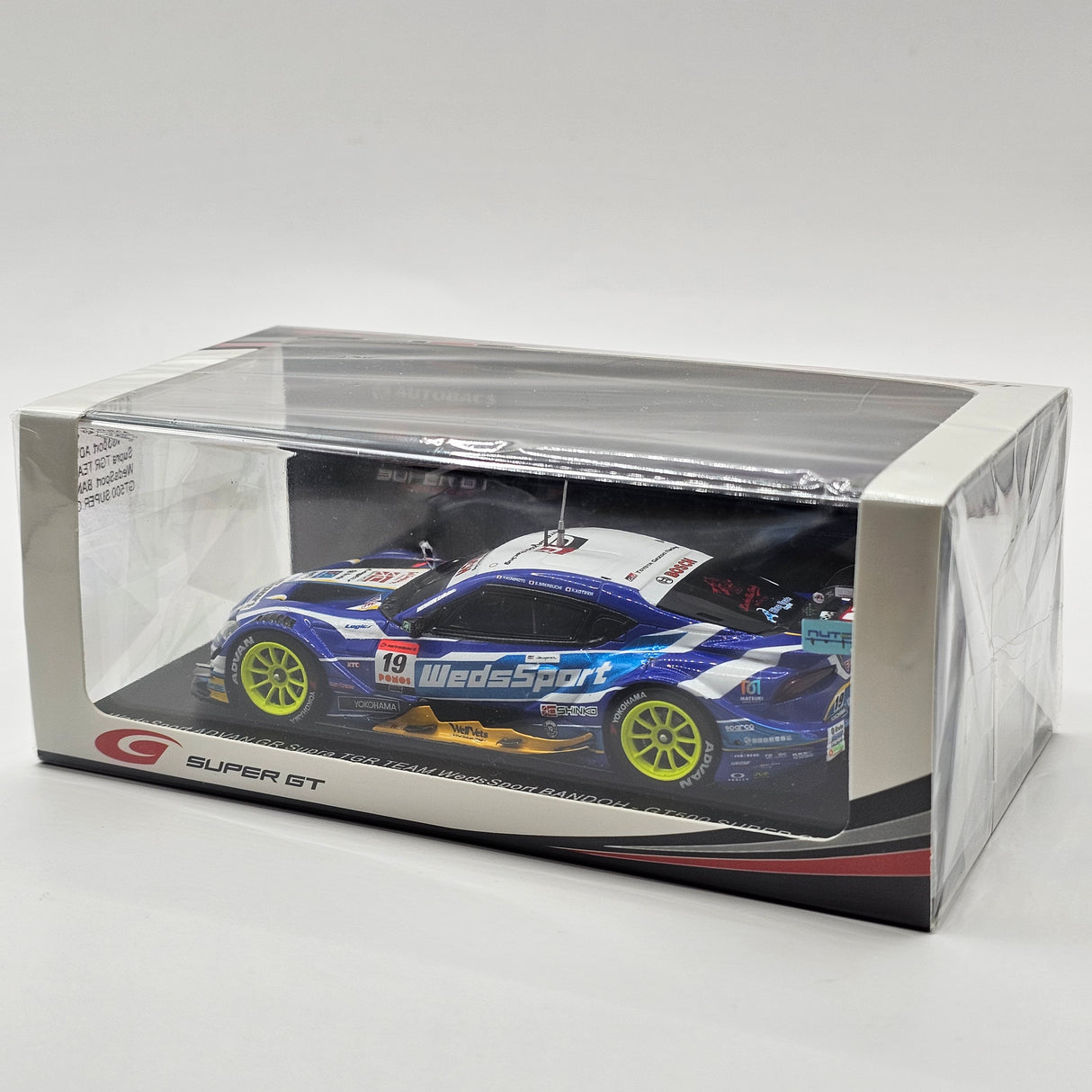 Spark Toyota GR Supra #19 WedsSport Bandoh Super GT GT500 2025 1/43 Scale