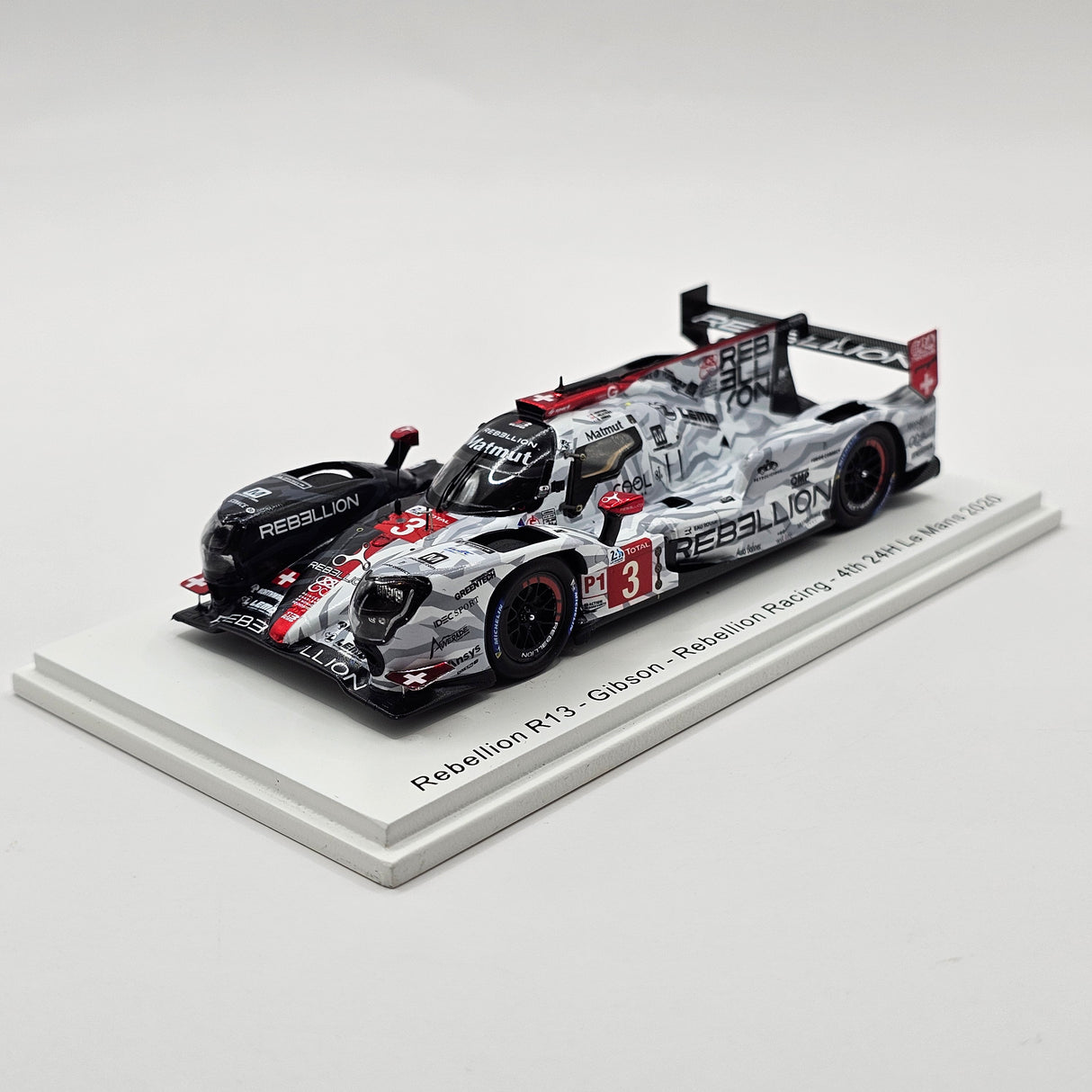 Spark Rebellion R13 #3 Rebellion Racing 24Hrs Le Mans 2020 1/43 Scale S7956
