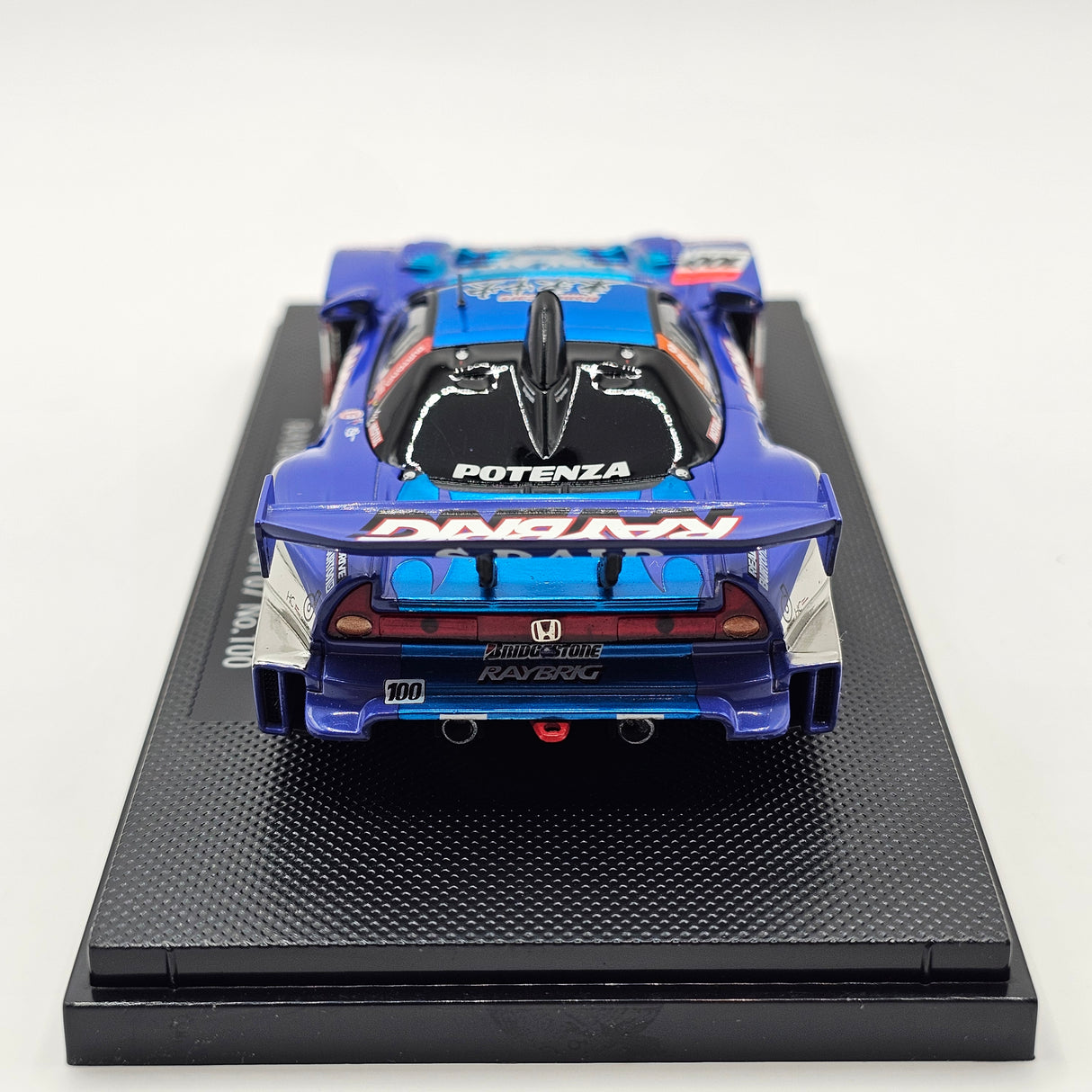 EBBRO Honda NSX GT500 #100 Raybrig Team Kunimitsu Super GT 2007 1/43 Scale