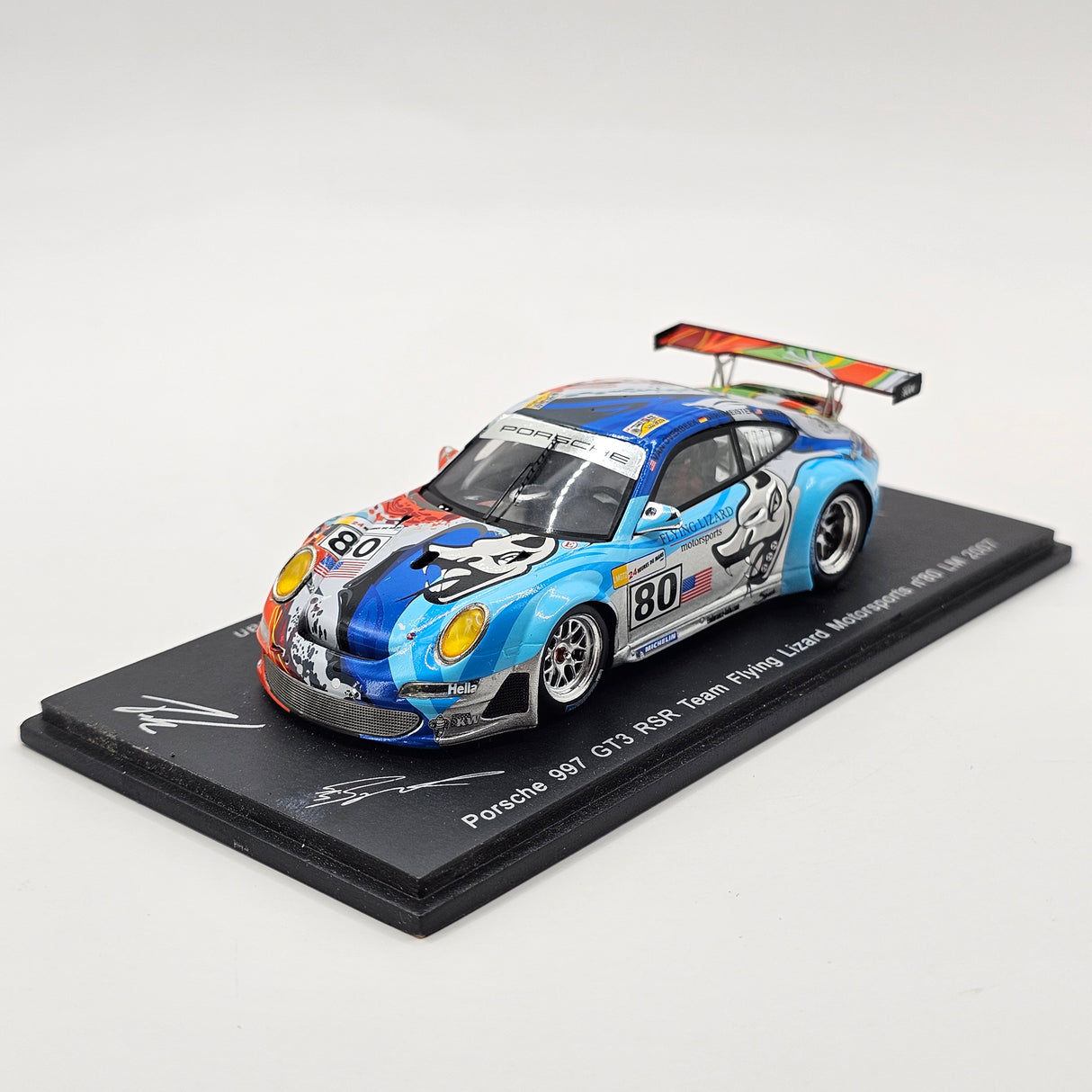 Spark Porsche 997 GT3-RSR #80 Flying Lizard 24Hrs Le Mans 2007 1/43 Scale S1904