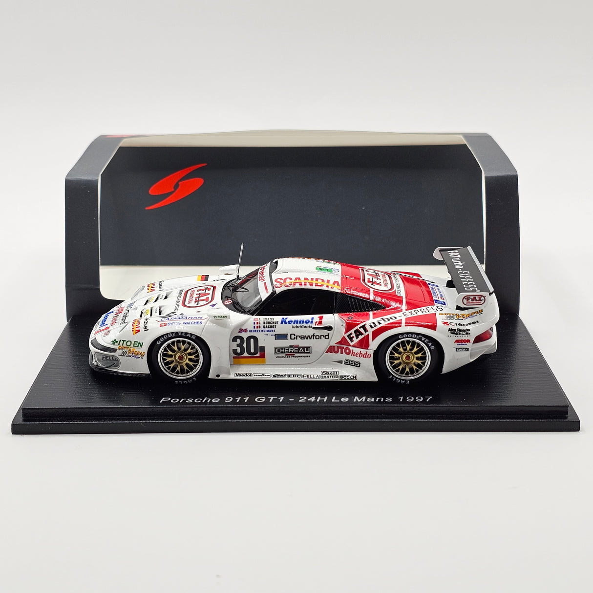 Spark Porsche 911 GT1 #30 Kremer Racing 24Hrs Le Mans 1997 1/43 Scale S5607
