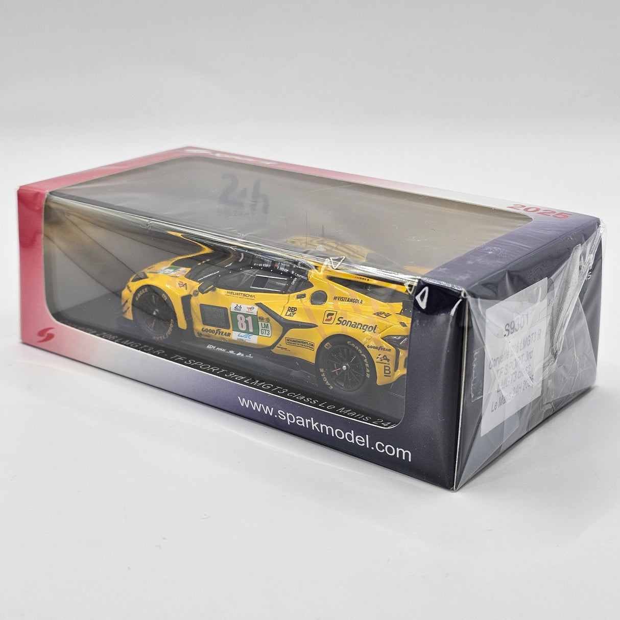 Spark Chevrolet Corvette Z06 LMGT3.R #81 TF Sport 24 Hours of Le Mans 2025 1/43 Scale S9301