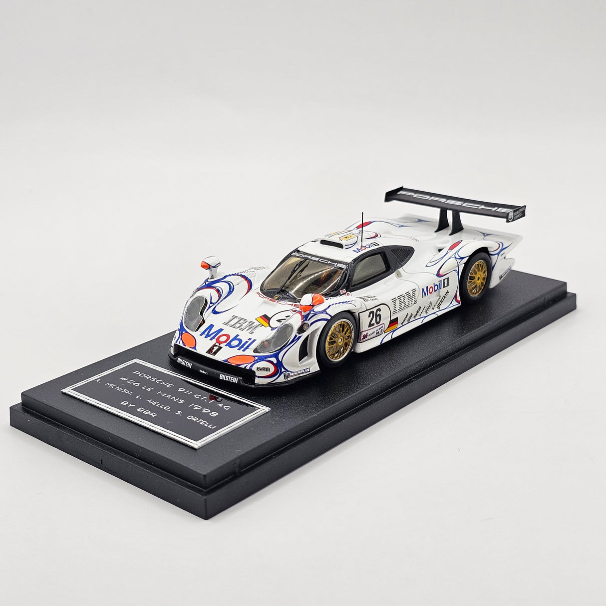 BBR Porsche 911 GT1-98 #26 Porsche AG Winner 24Hrs Le Mans 1998 1/43 Scale