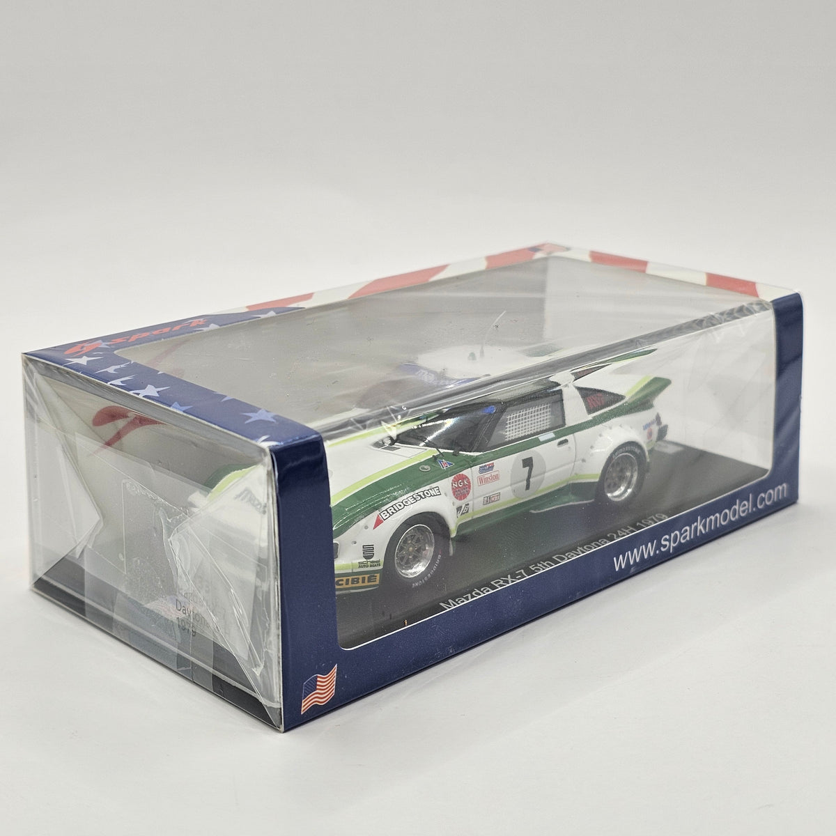 Spark Mazda RX-7 #7 Mazda Technical Center GTU Winner 24Hrs Daytona 1979 1/43 Scale