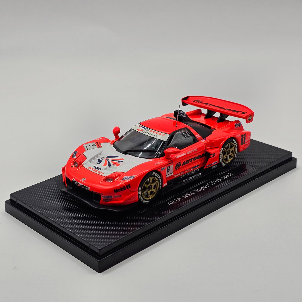 EBBRO Honda NSX #8 Autobacs Racing Team Aguri (ARTA) Super GT 2005 1/43 Scale