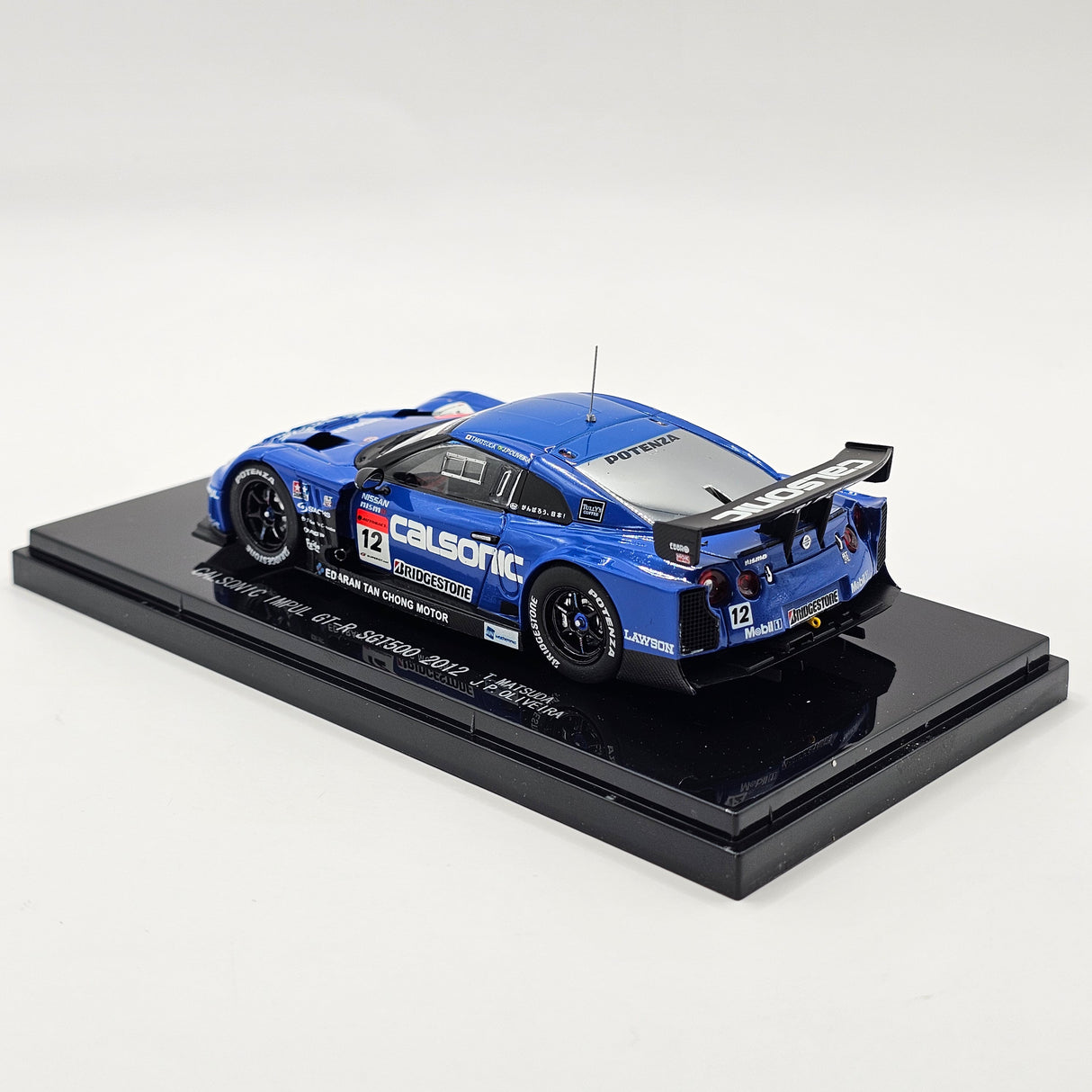 EBBRO Nissan GT-R GT500 #12 Calsonic Team Impul Super GT 2012 1/43 Scale