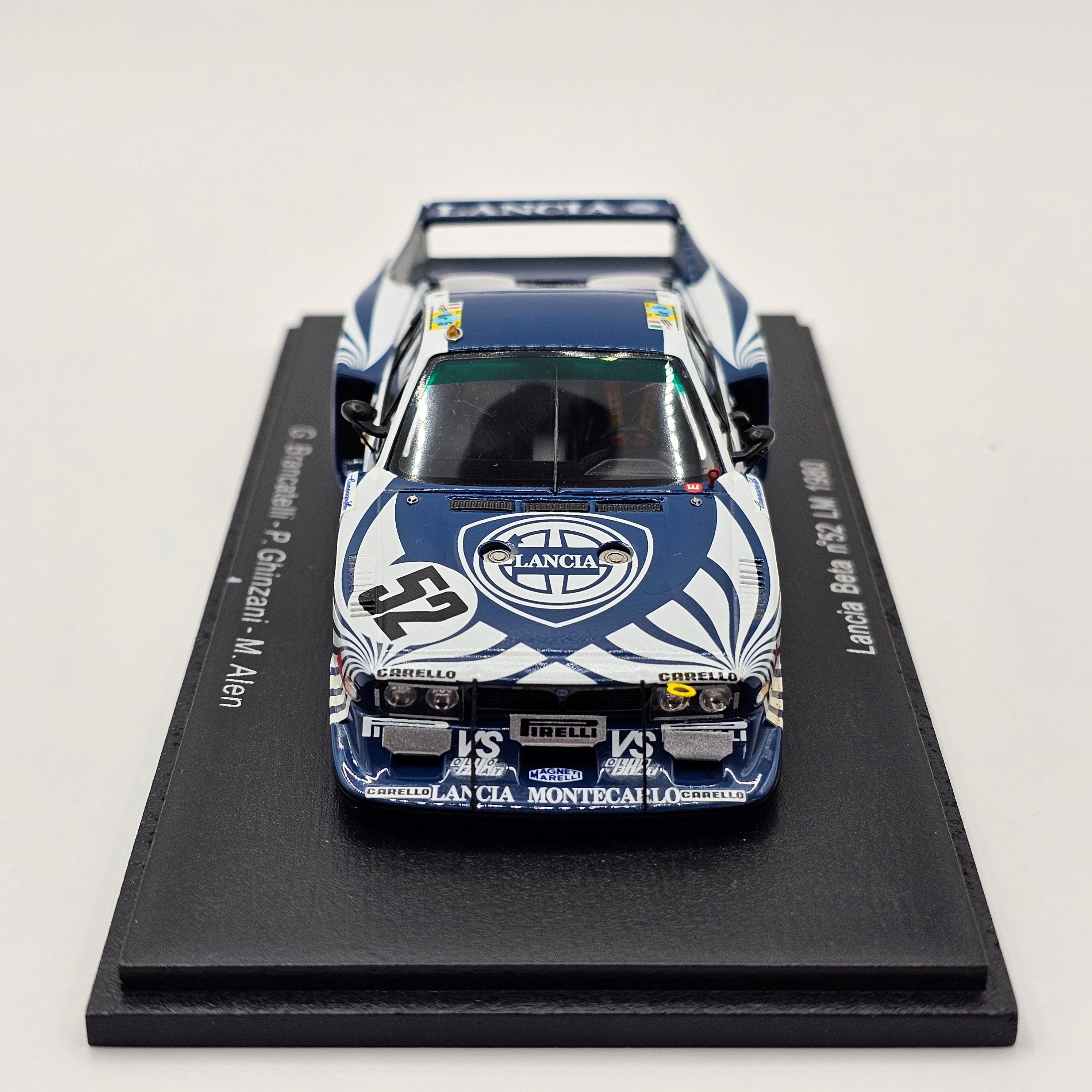 スパーク1/43 Lancia Beta Montecarlo Turbo Spark Lancia Beta Monte Carlo Turbo #52 Scuderia Lancia Corse Le Mans