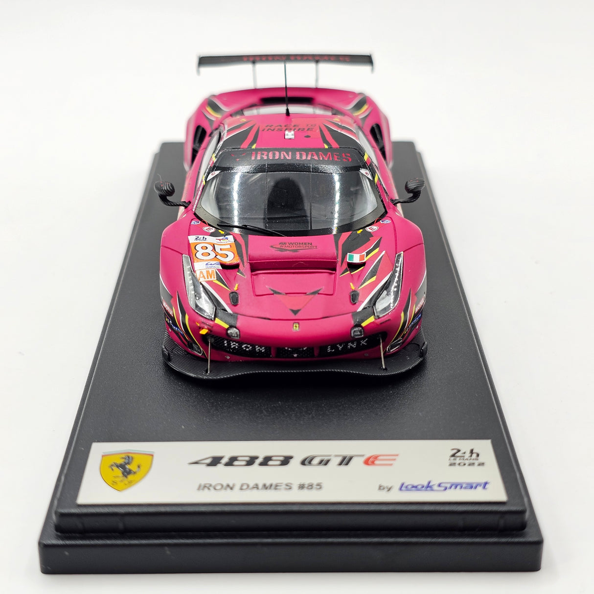 Looksmart Ferrari 488 GTE Evo #85 Iron Dames 24Hrs Le Mans 2022 1/43 Scale