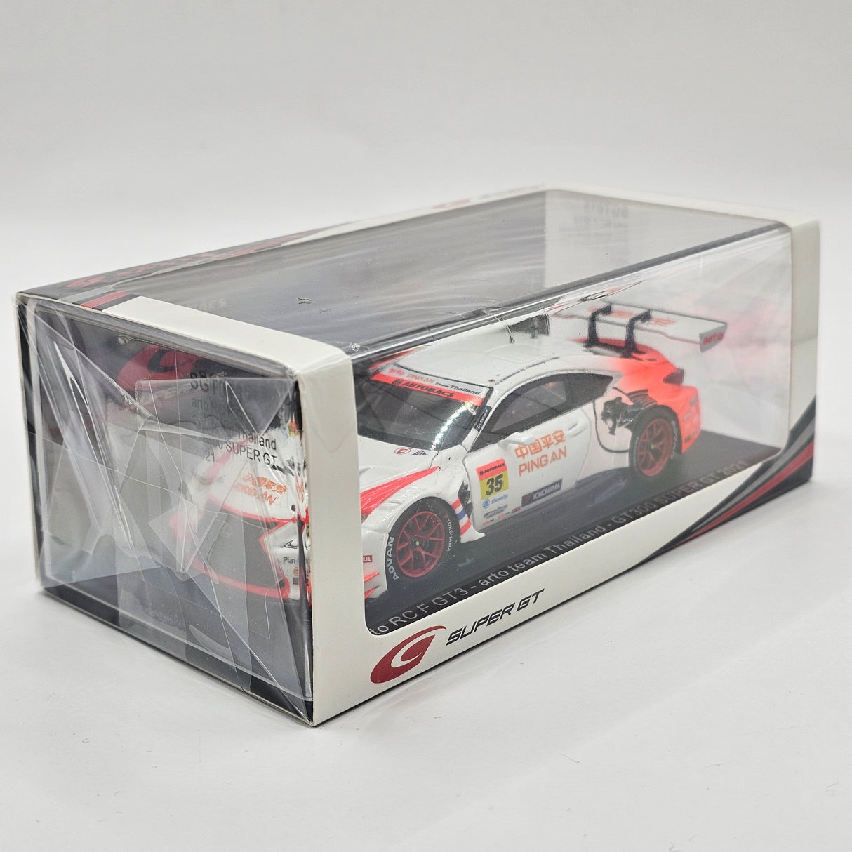 Spark Lexus RC F GT3 #35 arto Team Thailand Super GT GT300 2021 1/43 Scale