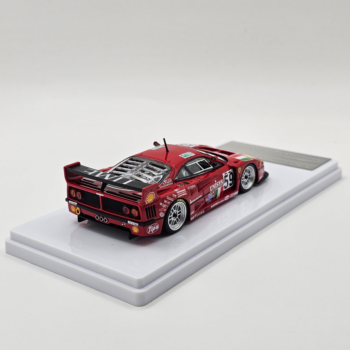 Tecnomodel Ferrari F40 GTE #59 Ennea Ferrari Club Italia 24Hrs Le Mans 1996 1/43 Scale