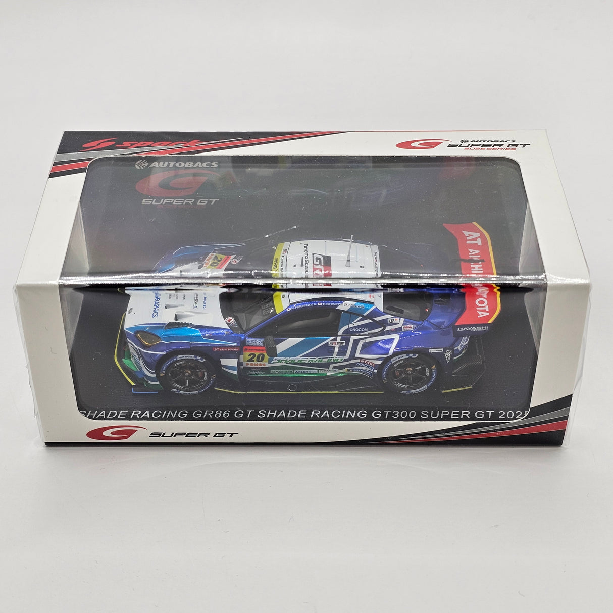 Spark Toyota GR86 GT300 #20 SHADE Racing Super GT 2025 1/43 Scale