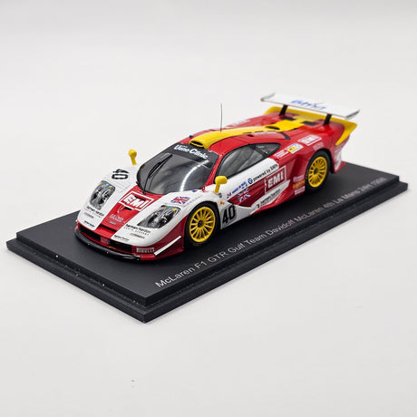 Spark McLaren F1 GTR #40 Gulf Team Davidoff McLaren 24Hrs Le Mans 1998 1/43 Scale