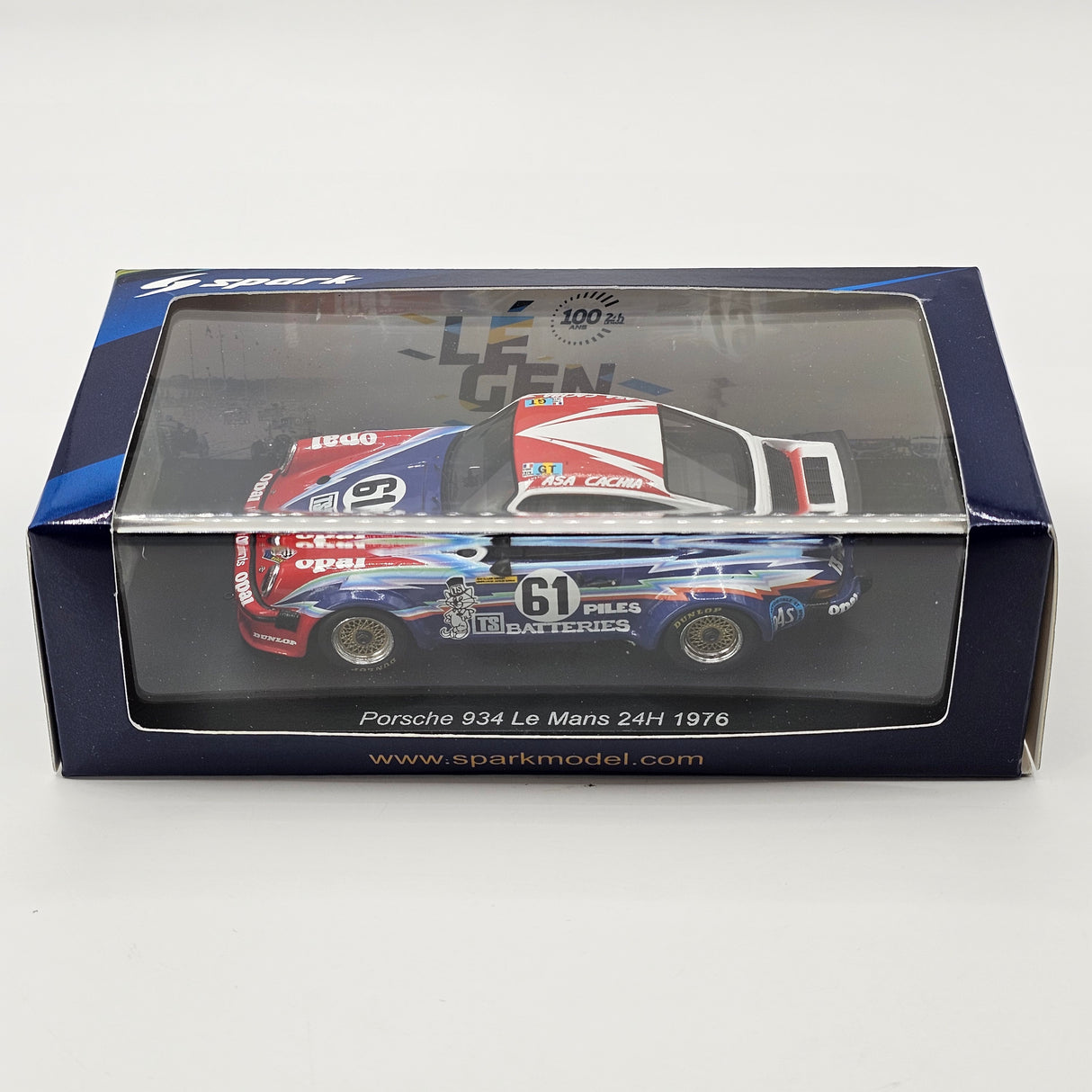 Spark Porsche 934 #61 ASA Cachia 24Hrs Le Mans 1976 1/43 Scale S9821
