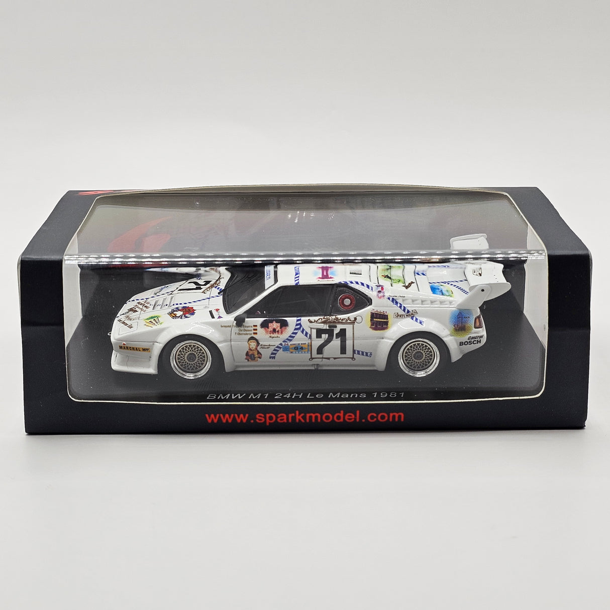 Spark BMW M1 #71 Marko RSM 24Hrs Le Mans 1981 1/43 Scale S6404