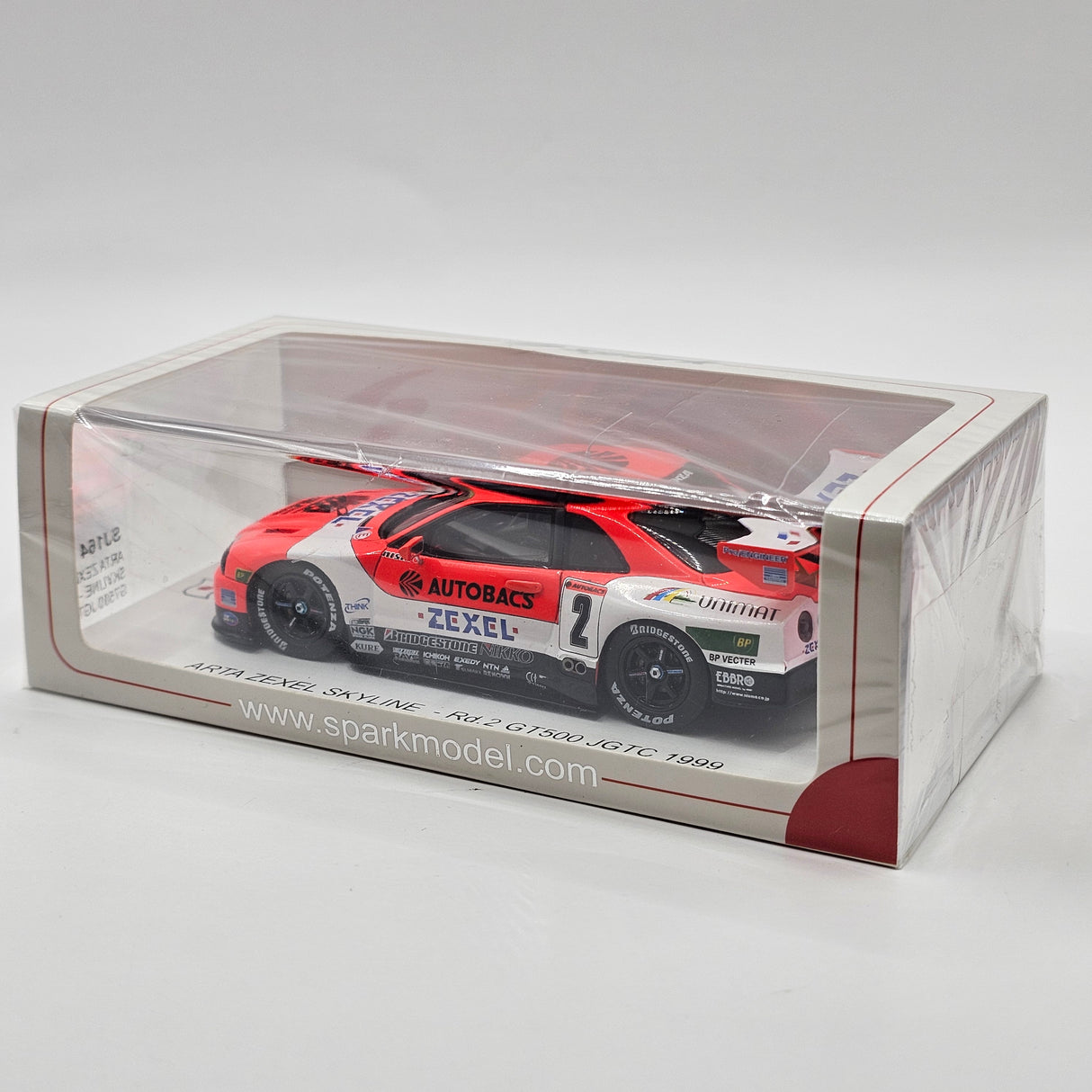 Spark Nissan Skyline GT-R #2 ARTA Zexel Nismo JGTC GT500 1999 1/43 Scale SJ164