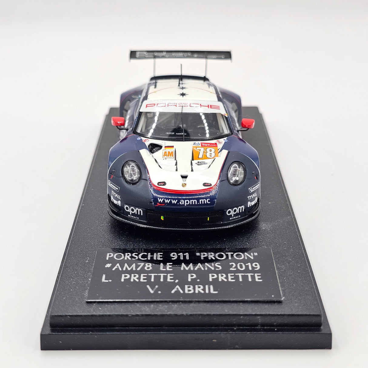 Spark Porsche 911 RSR #78 Proton Competition 24Hrs Le Mans 2019 1/43 Scale