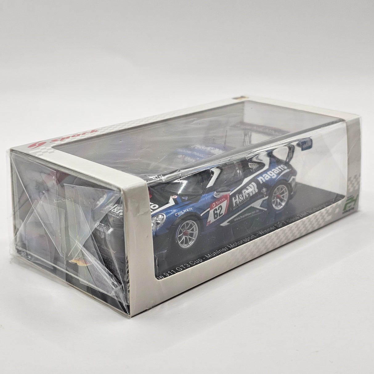 Spark Porsche 911 GT3 Cup #62 Mühlner Motorsport 24Hrs Nurburgring 2019 1/43 Scale