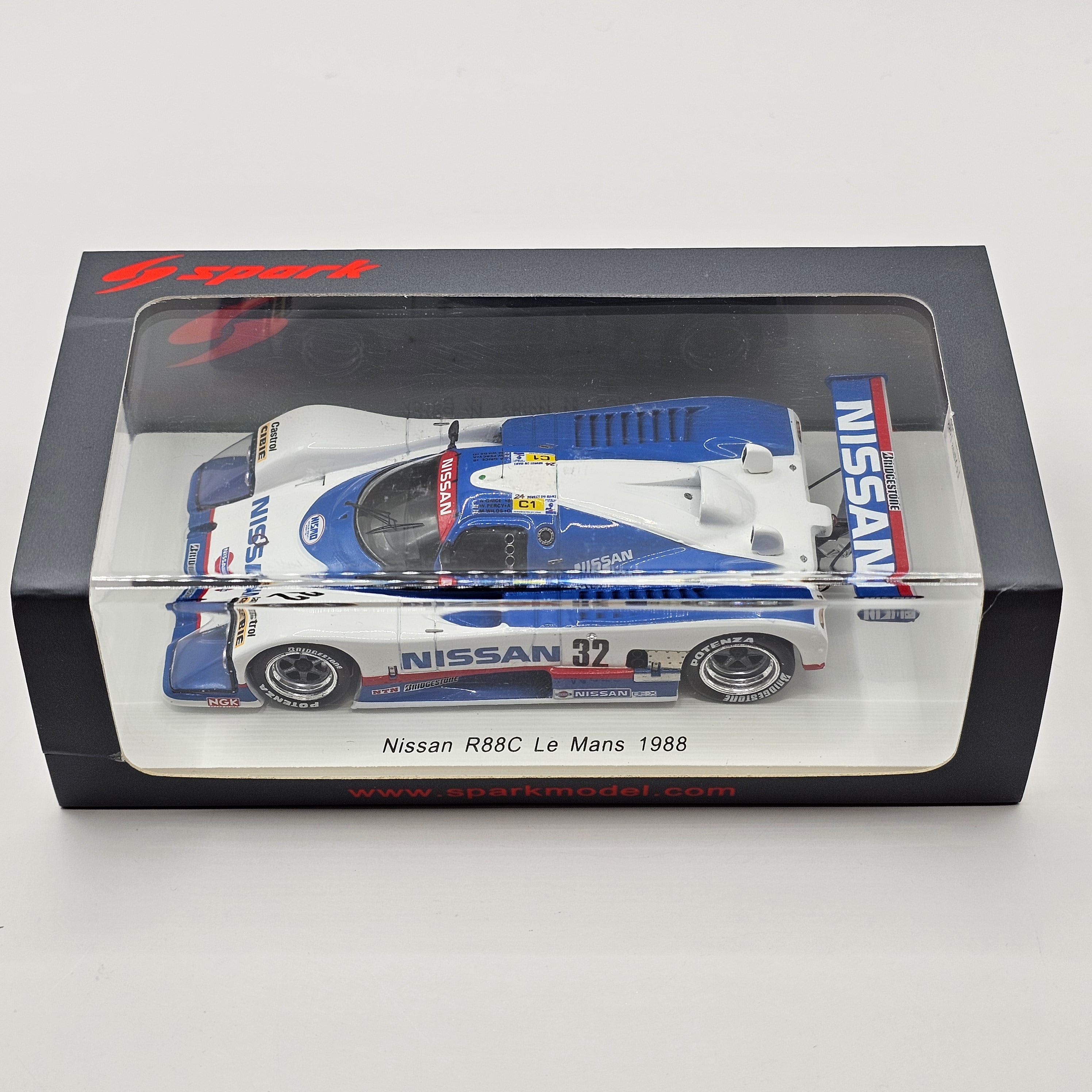 Spark March Nissan R88C #32 Team Nissan Motorsport Le Mans 1988 1/43 S