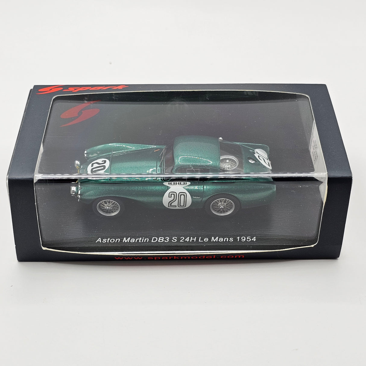 Spark Aston Martin DB3S Coupé #20 Aston Martin 24Hrs Le Mans 1954 1/43 Scale S2435