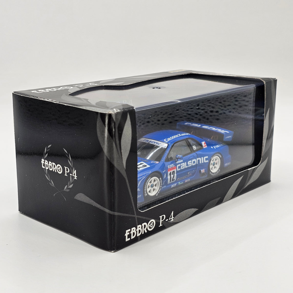 EBBRO P-4 Nissan Skyline R34 GT-R #12 Calsonic JGTC GT500 2001 1/43 Scale