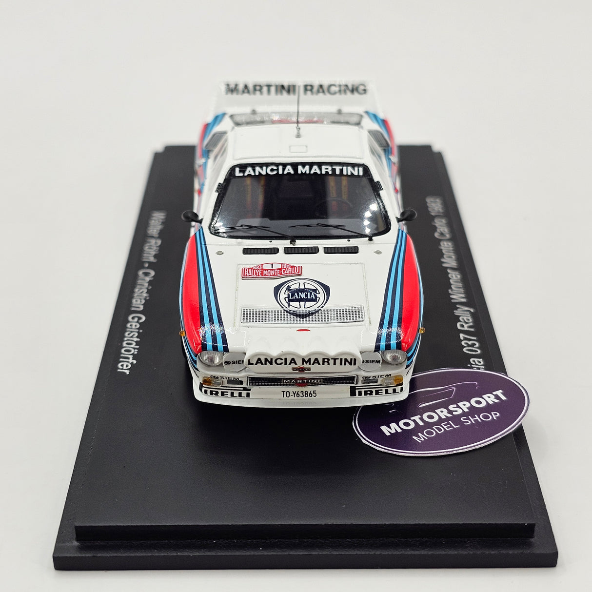 Spark Lancia 037 Rally #1 W.Röhrl Winner Monte Carlo Rally 1983 1/43 Scale S9108