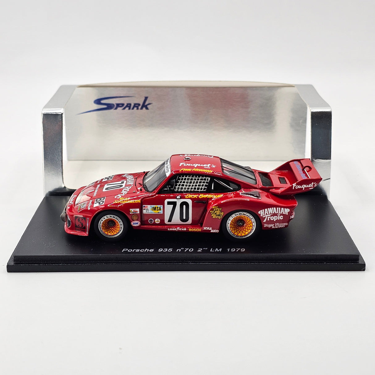 Spark Porsche 935 #70 Dick Barbour Racing IMSA GTX Winner 24Hrs Le Mans 1979 1/43 Scale