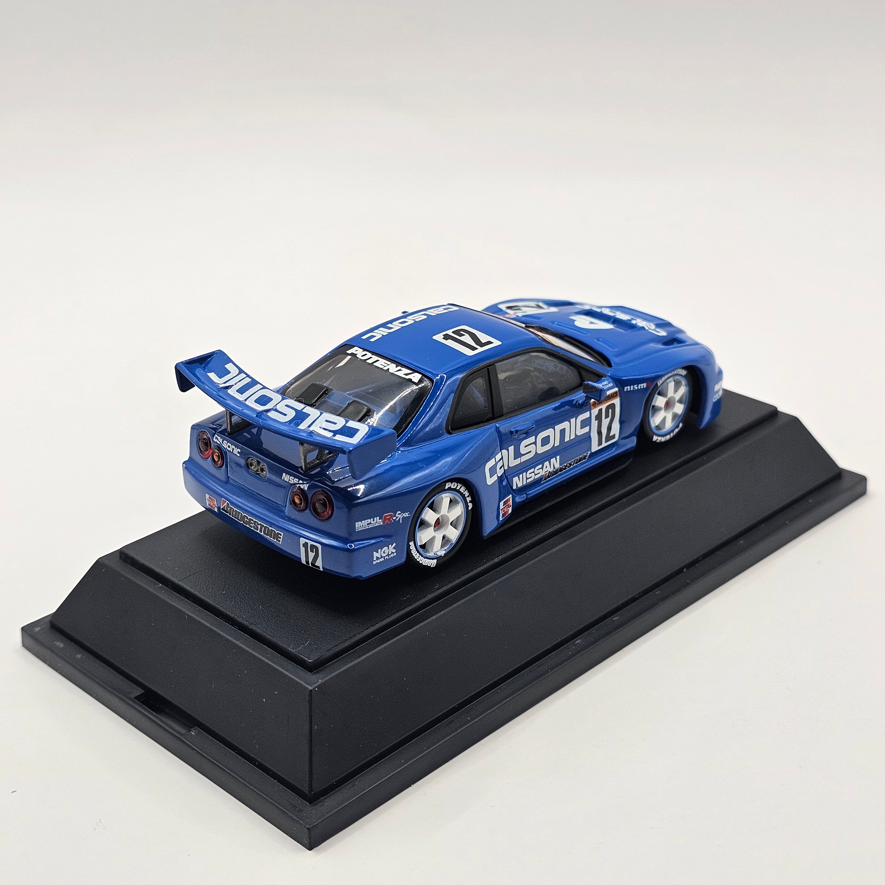 ミニカー EBBRO JGTC CALSONIC SKYLINE EBBRO Nissan Skyline GT-R R33 #12 Calsonic Team Impul JGTC GT500 1998