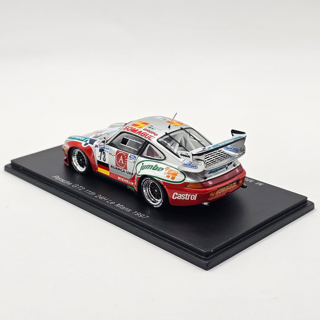 Spark Porsche 911 GT2 #73 Roock Racing Team 24Hrs Le Mans 1997 1/43 Scale S9909