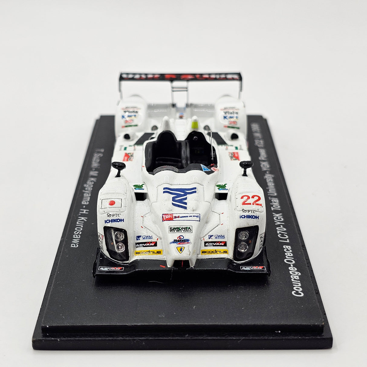 Spark Courage-Oreca LC70 #22 Tōkai University 24Hrs Le Mans 2008 1/43 Scale S1478