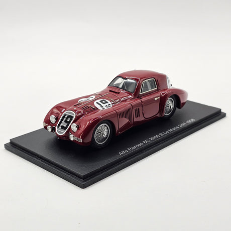Spark Alfa Romeo 8C 2900B #19 Raymond Sommer 24Hrs Le Mans 1938 1/43 Scale S9439