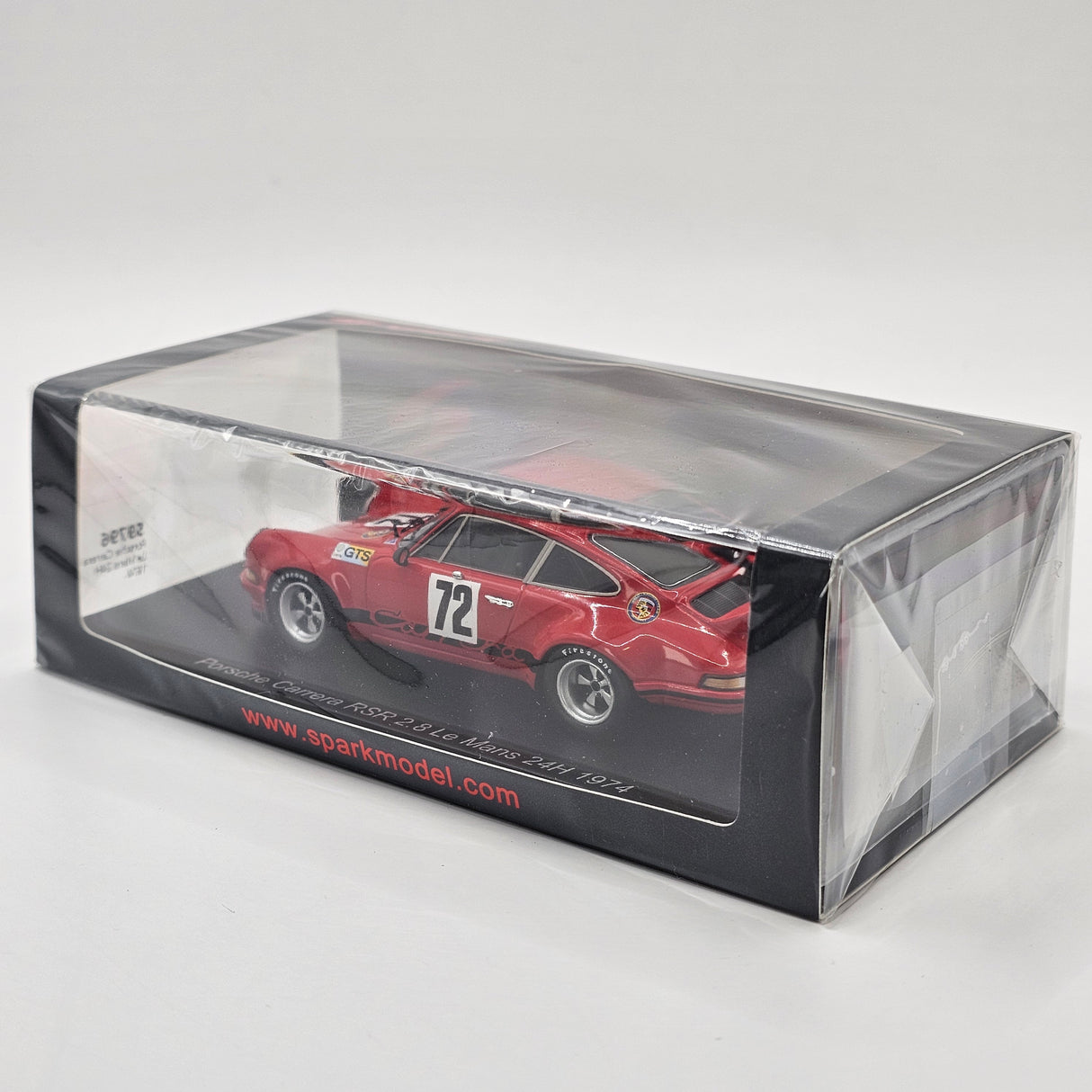 Spark Porsche Carrera 2.8 RSR #72 Polifac Gelo Racing Team 24Hrs Le Mans 1974 1/43 Scale S9796