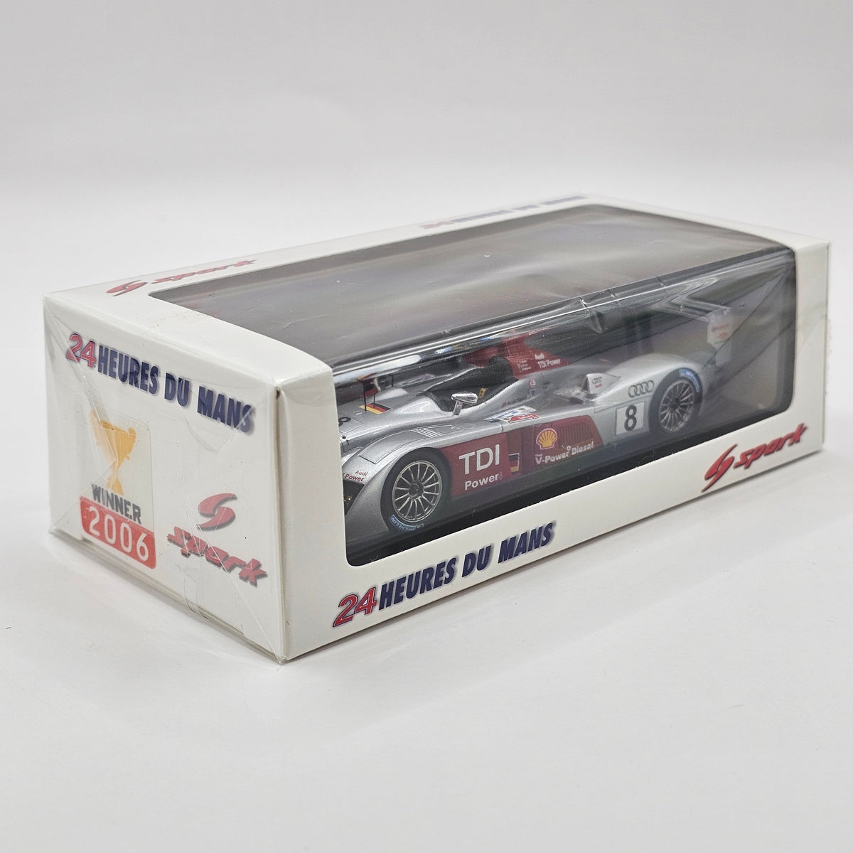 Spark Audi R10 TDI #8 Audi Sport Team Joest 24Hrs Le Mans 2006 Winner 1/43 Scale
