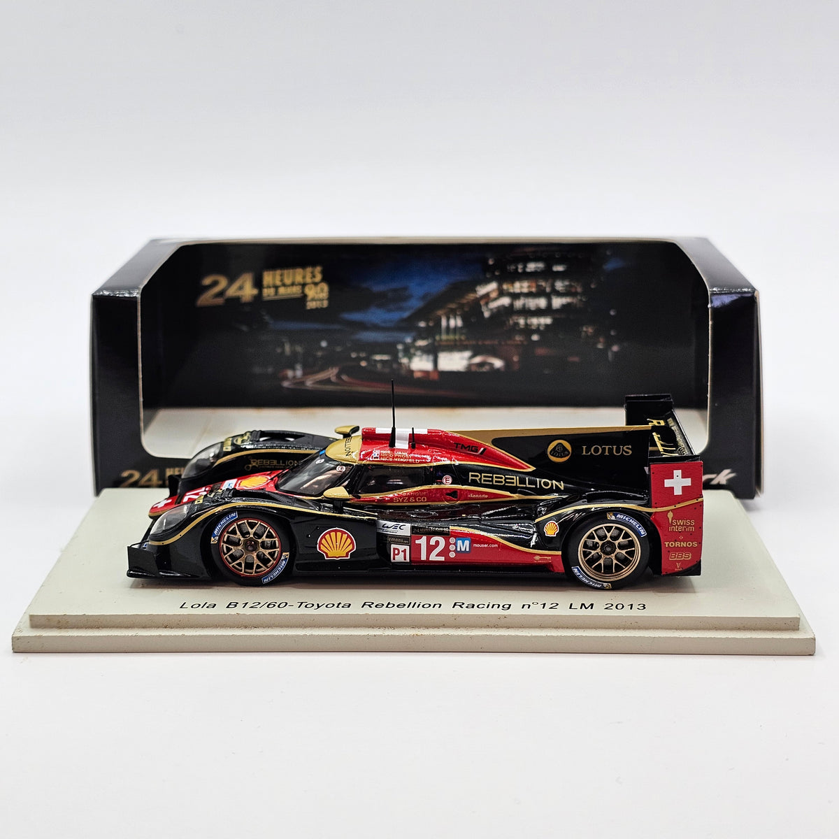 1/43 Spark Rebellion Racing Lola B12/60 Le Mans 2012 No13 Minicar