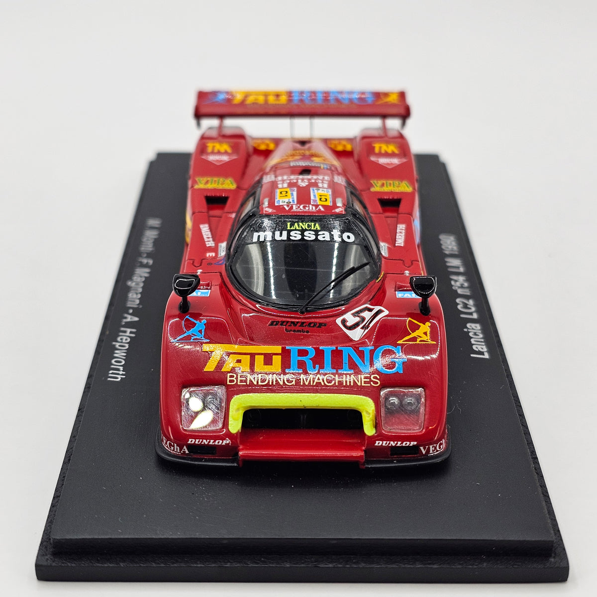 Spark Lancia LC2 SP90 #54 Mussato Action Car 24Hrs Le Mans 1990 1/43 Scale