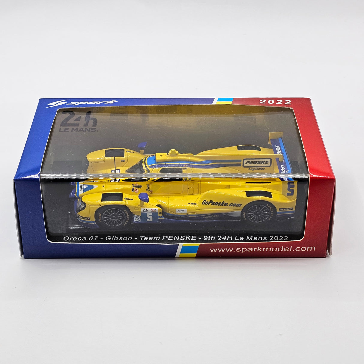 Spark Oreca 07 Gibson #5 Team Penske 24Hrs Le Mans 2022 1/43 Scale S8617