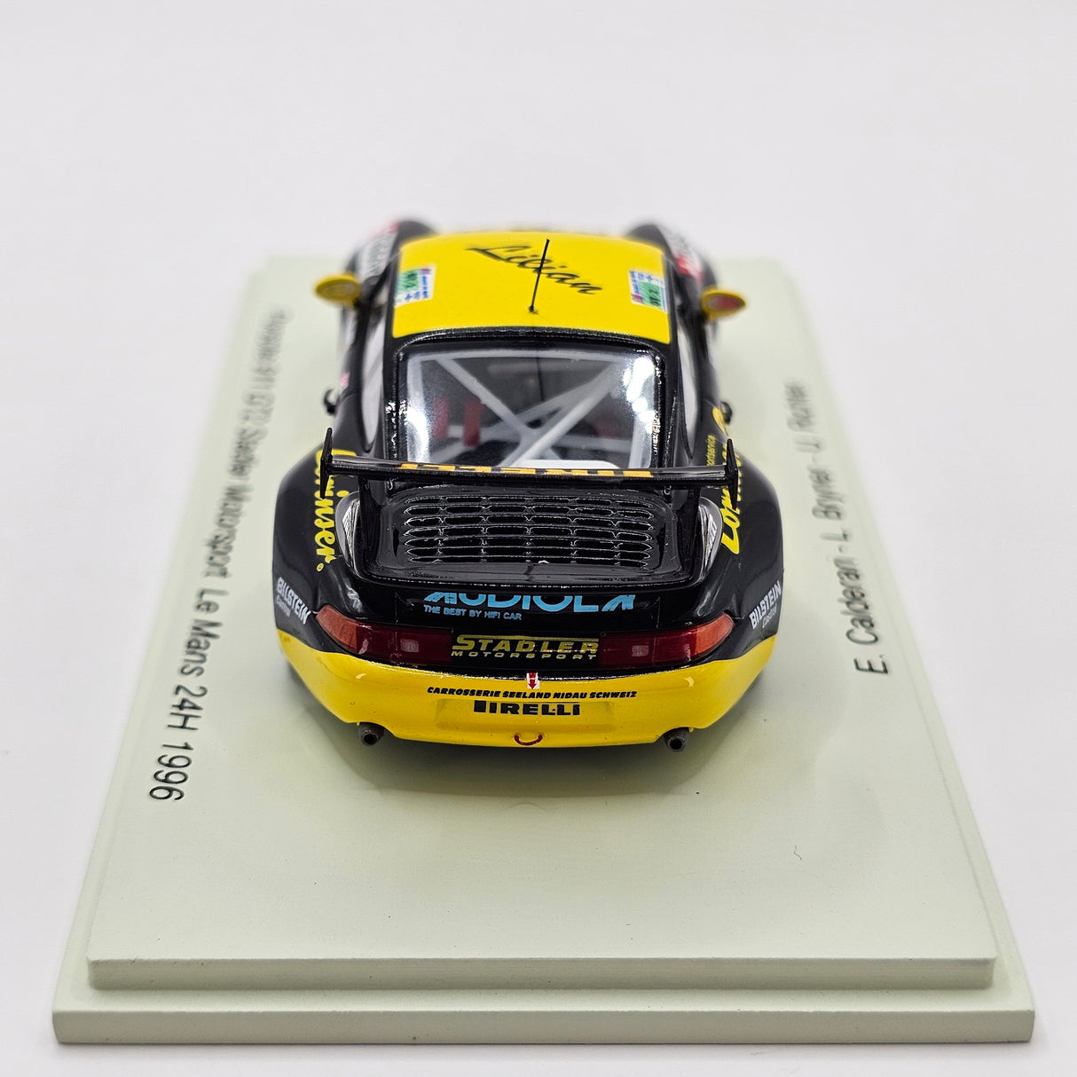 Spark Porsche 911 GT2 #72 Stadler Motorsport 24Hrs Le Mans 1996 1/43 Scale S5523