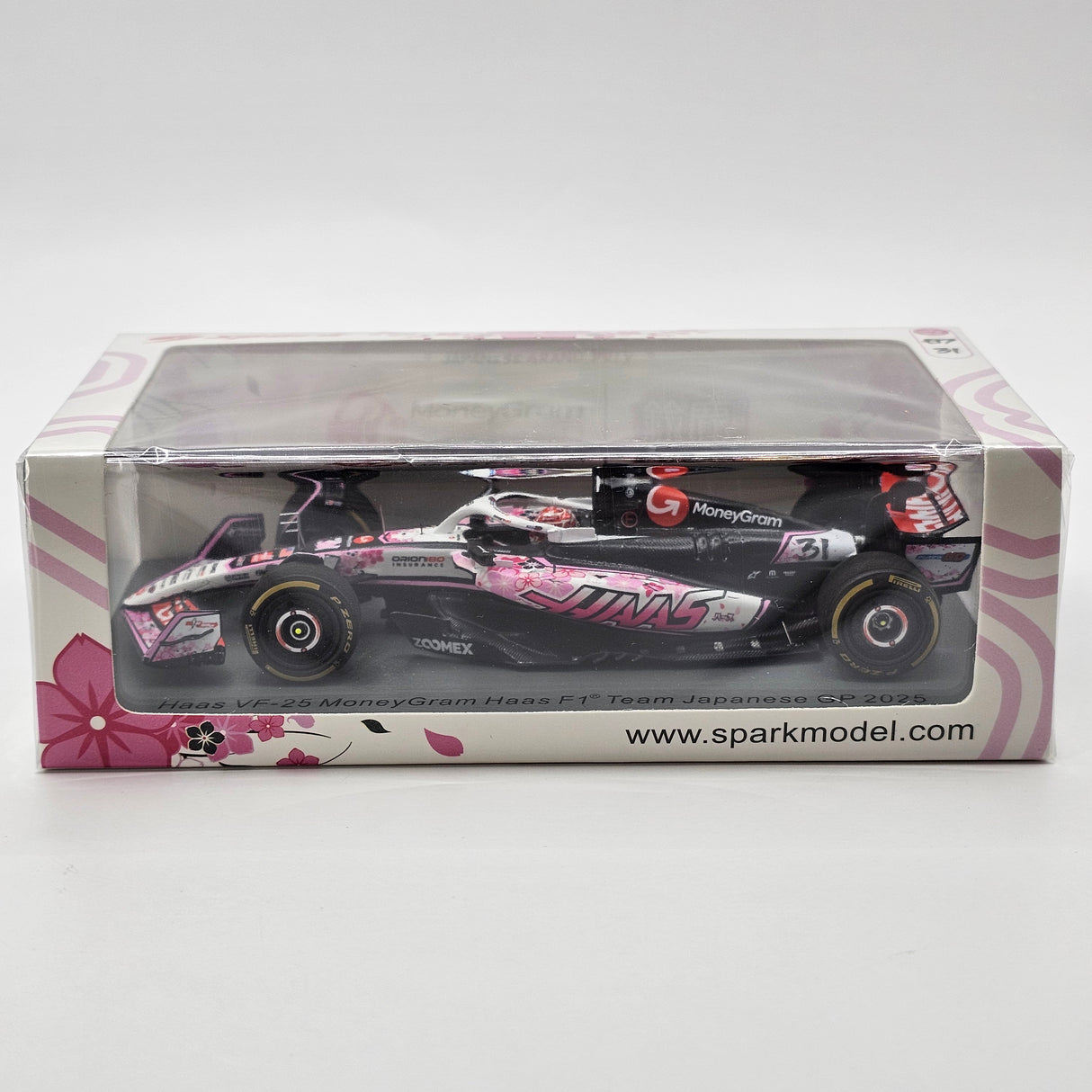 Spark Haas VF-25 #31 Ocon 2025 Japanese F1 Grand Prix 1/43 Scale S9592