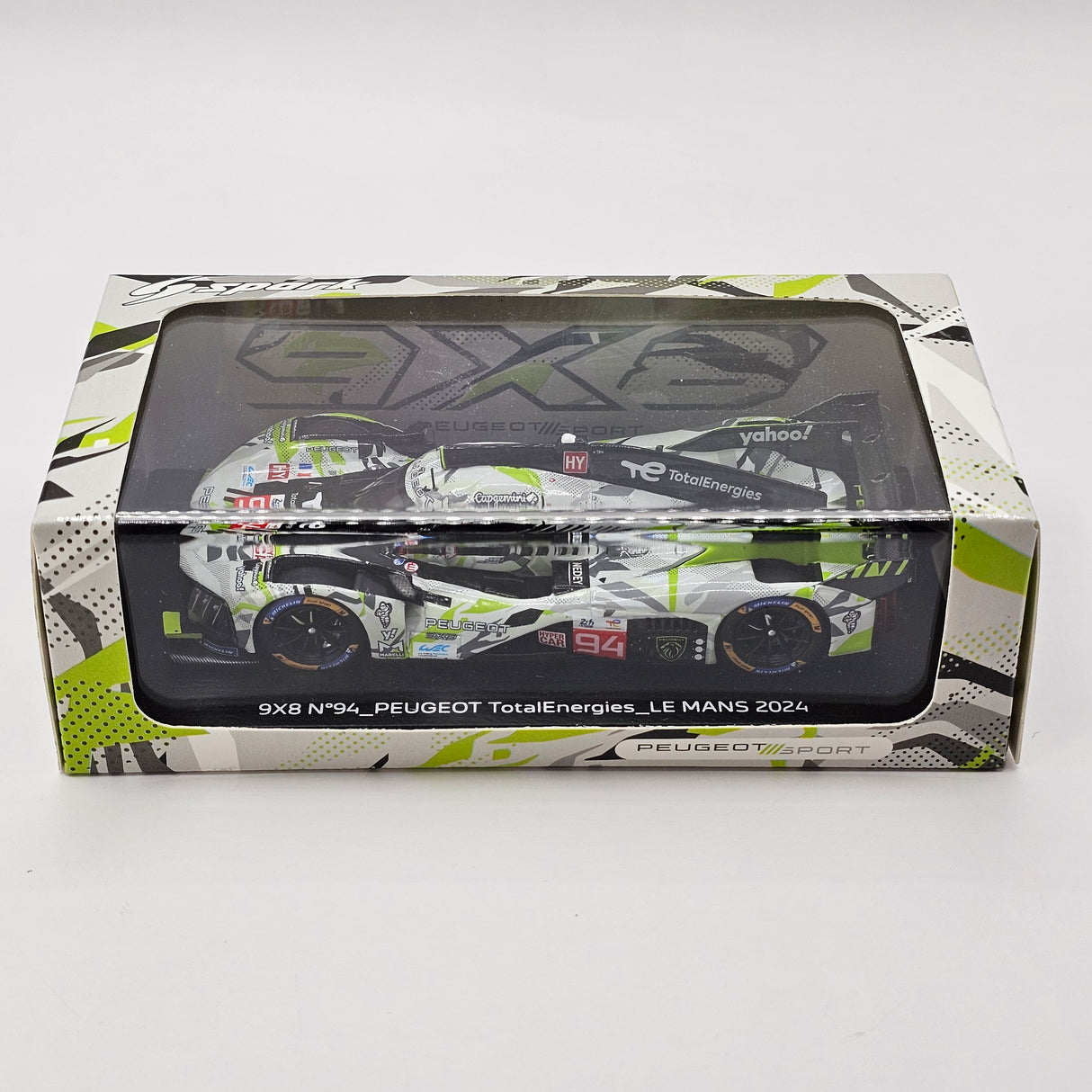 Spark Peugeot 9X8 #94 Peugeot TotalEnergies 24Hrs Le Mans 2024 1/43 Scale S9127