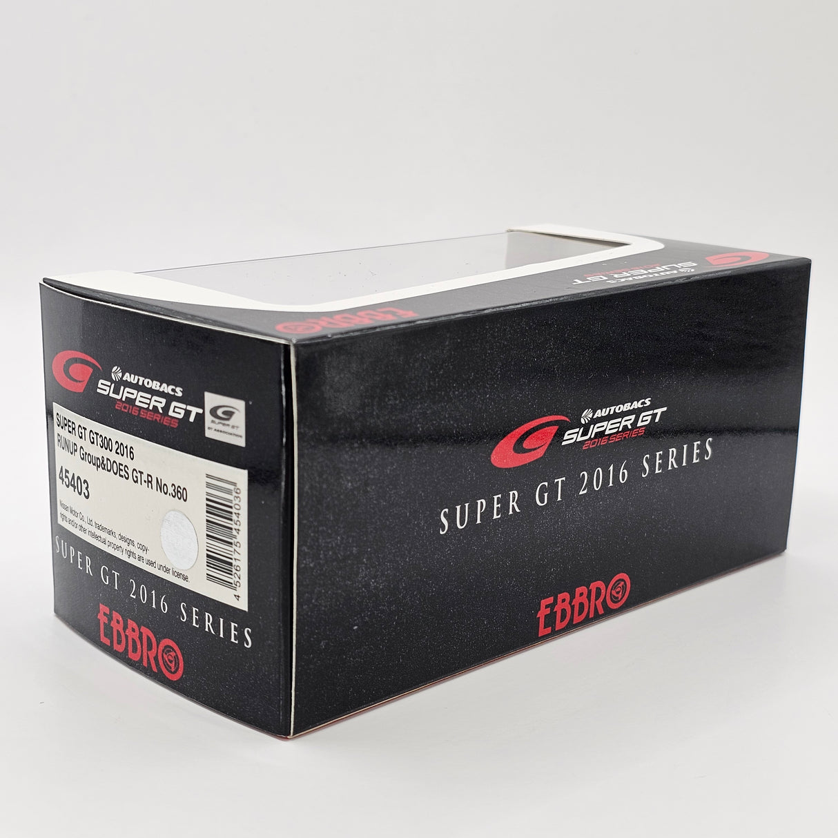 EBBRO Nissan GT-R GT3 GT300 #360 Tomei Sport Super GT 2016 1/43 Scale