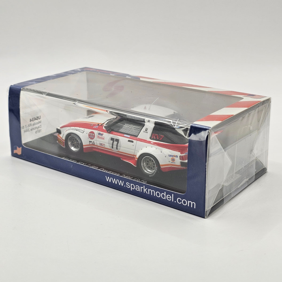 Spark Mazda RX-7 #77 Mazda Technical Center 24Hrs Daytona 1979 1/43 Scale