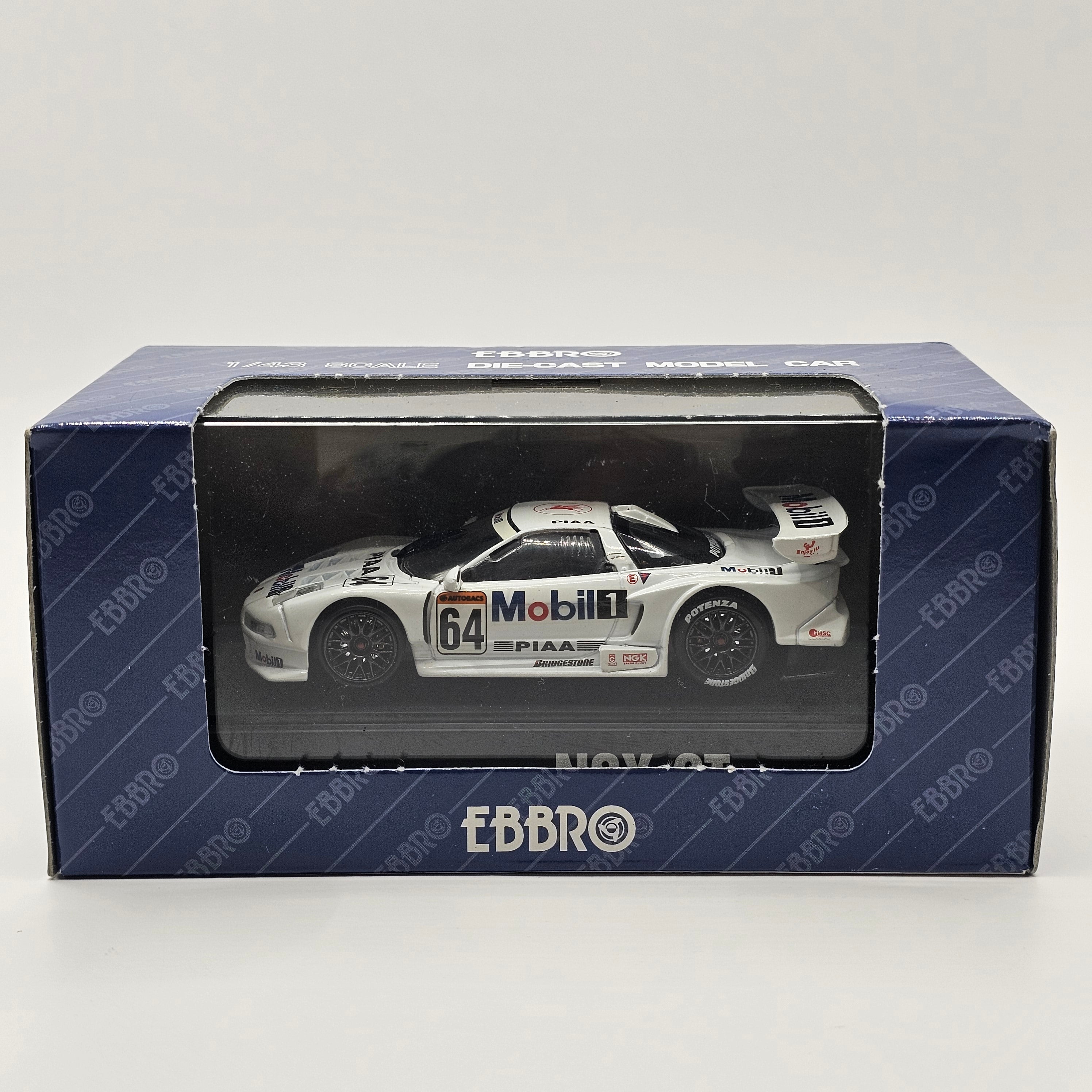 ミニカー EBBRO 1:43 LOCTIGEN NSX エブロ EBBRO1/43 ホンダ本田 HONDA NSX-R ミニカー中古品