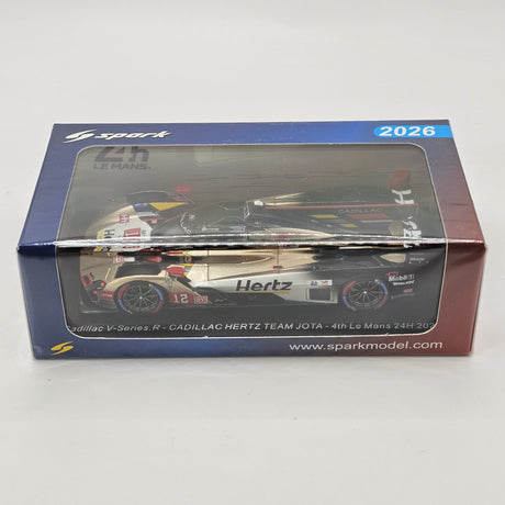 Spark Cadillac V-Series.R #12 Cadillac Hertz Team Jota Le Mans 24Hrs 2026 1/43 Scale