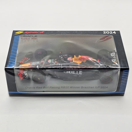 Spark Red Bull Racing RB20 #1 Max Verstappen 2024 Brazilian F1 GP Winner 1/43 Scale