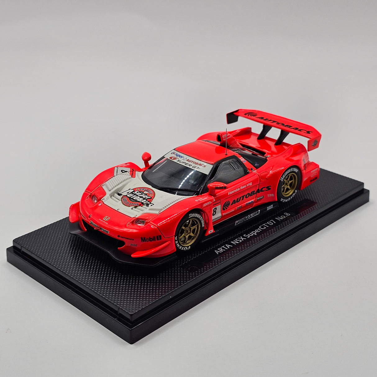 EBBRO Honda NSX #8 Autobacs Racing Team Aguri Super GT 2007 Champions 1/43 Scale