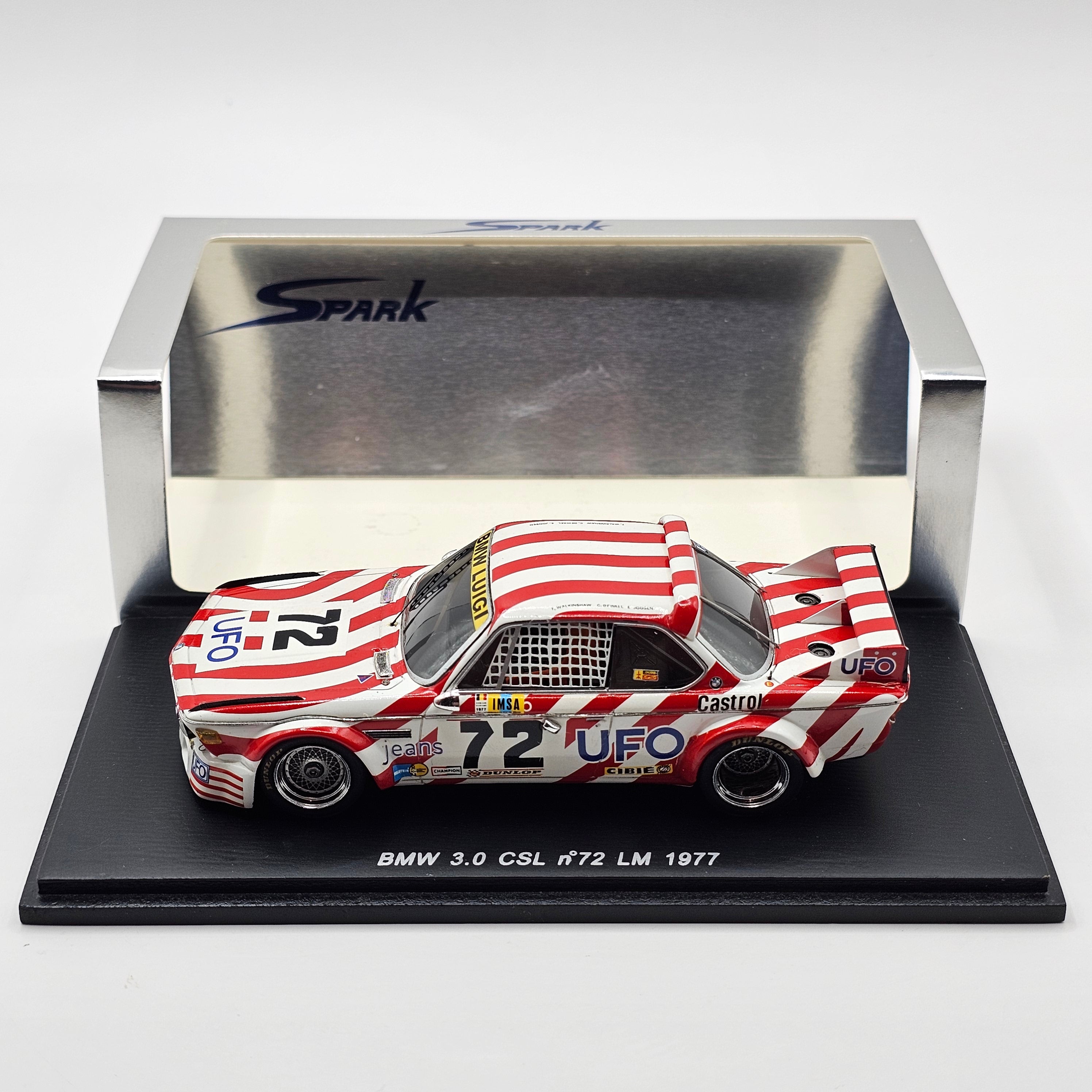 BMW 3.0 CSL 1977 ミニカー ルマン ナンバー72 BMW 3.0 CSL 1977 ミニカー ルマン ナンバー72 Diecast model cars Bmw