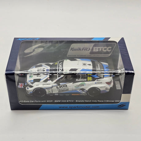 Spark BMW 330i #99 Charles Rainford BTCC 2025 Brands Hatch Race 3 Winner 1/43 Scale UK034