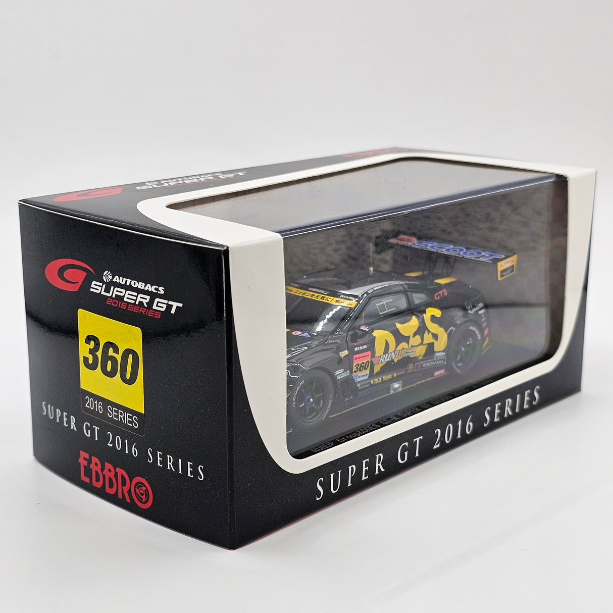 EBBRO Nissan GT-R GT3 GT300 #360 Tomei Sport Super GT 2016 1/43 Scale
